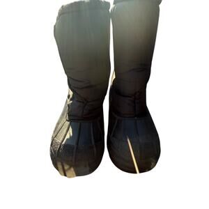 Kids Connection Black Snow Boots Size 1